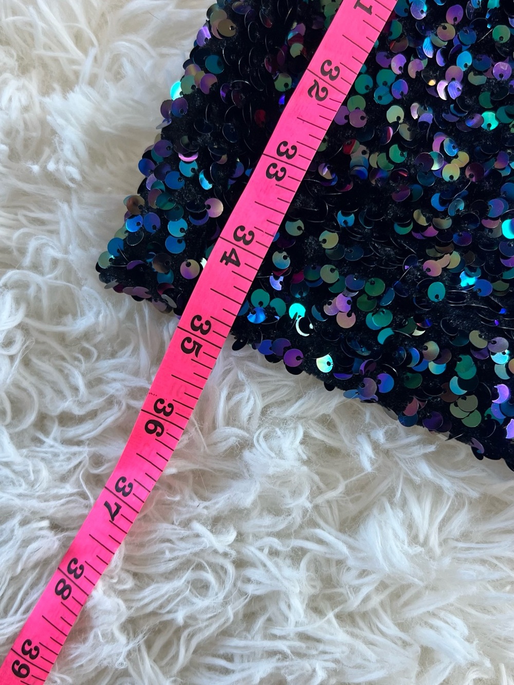 BLITHE Black Sequin Mini Dress - Picture 6 of 8